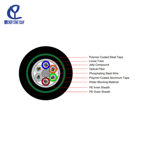 Optical fiber LAN cable GYTA53 armored buried cable