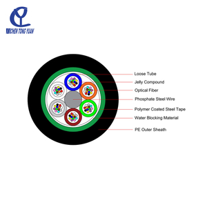 optical to optical cable GYTS steel armored fiber cable