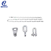 Pre twisted tension clamps for ADSS optical cable 