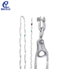 Pre twisted tension clamps for ADSS optical cable 
