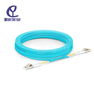 OM3 duplex fiber optic patch cable