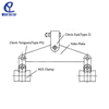 OPGW cable double suspension clamp transmission line